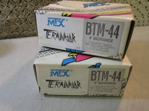 lot 274 image: Pair of MTX Terminator 4 70W Midra...