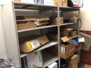 lot 56 image: Metal Shelving Unit - Contents Not Included