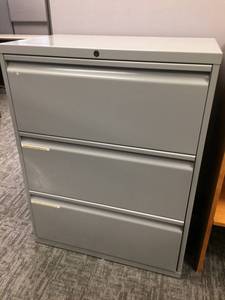 lot 73 image: 3 Drawer Lateral Filing Cabinet - Excellent Condition