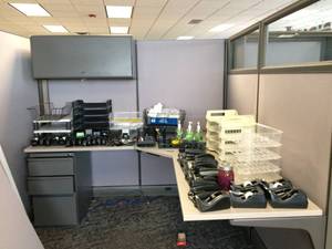 lot 77 image: Lot Of Office Supplies Staplers Tape Dispensers
