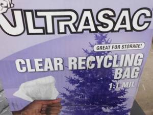 lot 11 image: Ultra Sac Clear Recycling Bags box...