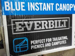 lot 30 image: Everbilt Blue Instant Canopy 8 ft x...