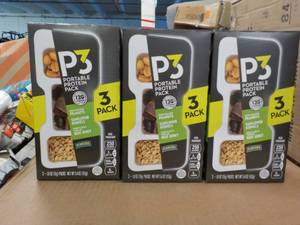lot 39 image: 3-3 packs P3 Portable Protein Packs...