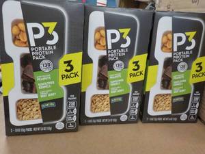 lot 40 image: 3-3 packs P3 Portable Protein Packs...