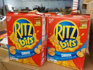 lot 41 image: 9-7.5 oz Boxes Ritz Bits best date...