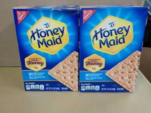 lot 68 image: 4 - 14.4 oz Honey Maid Grahams bes...