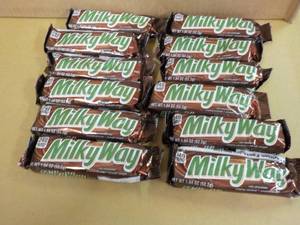 lot 76 image: 12 Milky Way Bars best date 05-202...