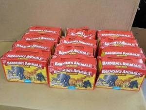 lot 81 image: 12 boxes Barnums Animal Crackers...