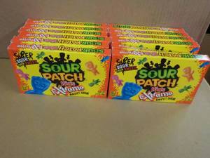 lot 86 image: 12 boxes Sour Patch Extreme...