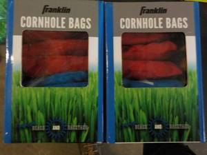 lot 97 image: Set of 2 Franklin Corn hole Bags 8...