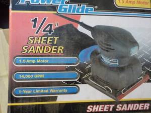 lot 136 image: Power Glide 14 Sheet Sander...
