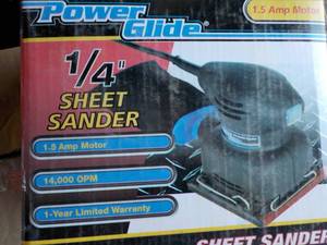 lot 137 image: Power Glide 14 Sheet Sander...