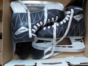 lot 151 image: Powerline size 10 Hockey Skates and...