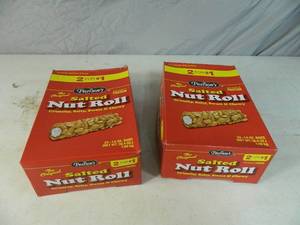 2 New Boxes of Pearsons Salted Nut Rolls