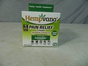 New Hempvana Pain Relief Cream