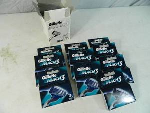 Case of 40 New Gillette Mach 3 Razor Cartridges