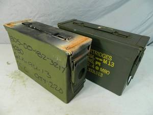 Pair of Military Surplus Ammo Cans