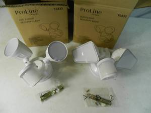 Pair of New LED Outdoor Security Lights