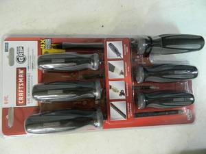 New Craftsman 6 Pc Screwdriver Set