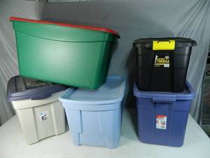 5 Totes with Lids