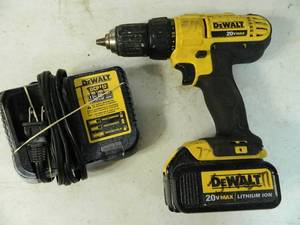 Dewalt 20 Volt Lithium Ion Drill