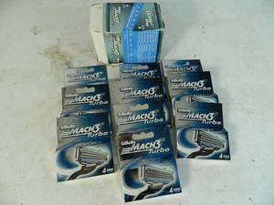 Case of 40 New Gillette Mach 3 Turbo Razor Cartridges