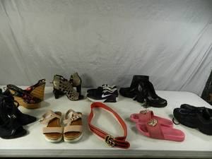 8 Pairs of Shoes and Belt
