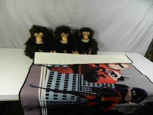 3 Fur Real Chimps and Play Rug