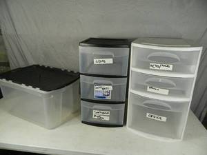 2 Organizers and Tote with Lid