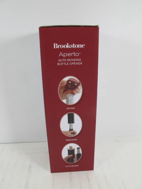 Brookstone Aperto the Amazing Button free Magic Wine Bottle