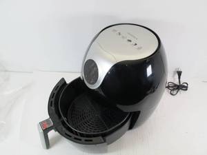lot M37 image: Insignia Digital Air Fryer - BlackSilver Model NS-AF55DBK9