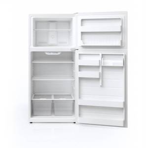 lot A2 image: Midea 18 Cu. Ft. Top Mount Freezer Refrigerator WHD-663FWEW1 - NEW - Minor dings