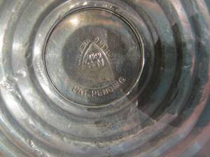 lot 16 image: 2 Silver Taper Candle Holders