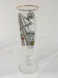 lot 20 image: Set of 15 Painted Pirate Glasses
