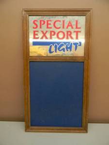 lot 18 image: SPECIAL EXPORT BEER CHALK BOARD - APPROX 16 BY 13 - SEE PICTURES