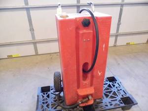 lot 70 image: Gas Tank on Wheels