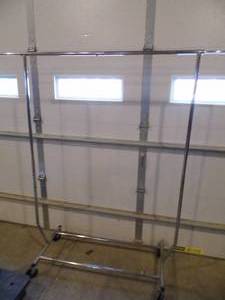lot 79 image: Folding Clothes Rack