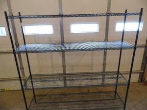 lot 81 image: Green Metro Style Rack