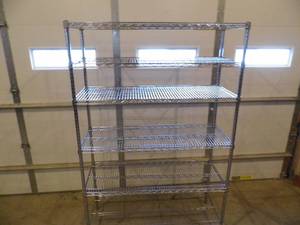 lot 83 image: Stainless Steel Metro Style Rack