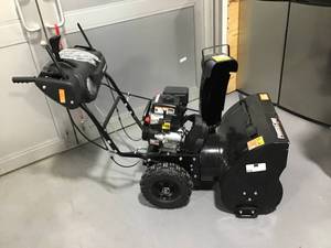 lot 1 image: POWERCARE 24 in. Two-Stage Gas Snow Blower with Electric Start and Headlight