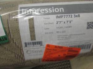Tayse Rugs Impressions Ivory 3 ft. ...