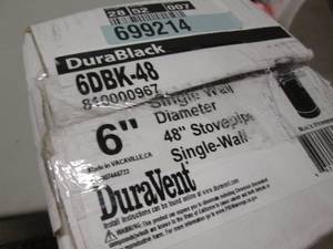 Duravent DuraBlack 6 in. x 48 in. S...