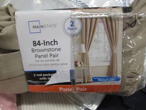 Mainstays Brownstone Panel Pair...