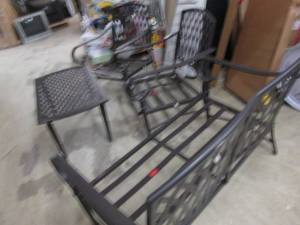 Hampton Bay Oak Cliff 4-Piece Metal...