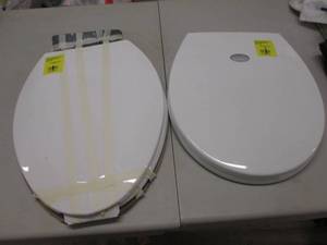 1 Oval, 1 Round Toilet Seat Cover...
