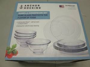Anchor Hocking 12 pc Isabella Dinne...