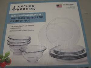 Anchor Hocking 12 pc Isabella Dinne...