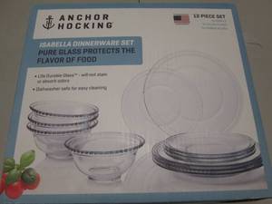 Anchor Hocking 12 pc Isabella Dinne...