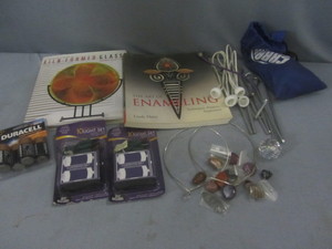 Kiln, Enameling Books, Polished Rocks