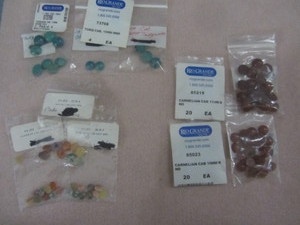 Carnelian & Chinese Turq Cabs